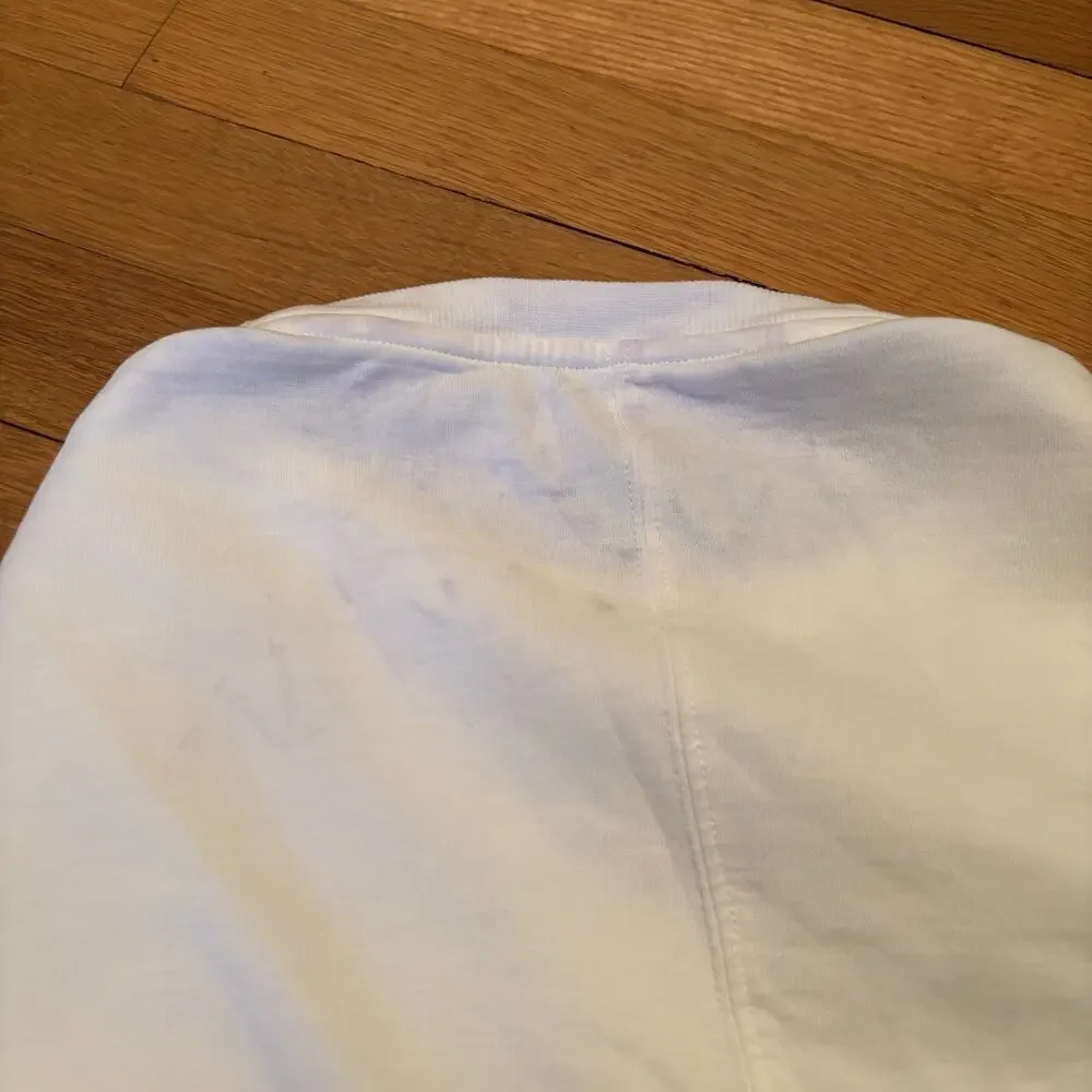 NWT ATHLETA Women’s Sundown Sweatshirt 2.0 White XS Stain New Workout Top